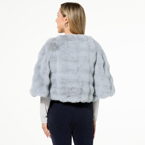 NINA LEONARD NEW Fur wrap NWOT!!!!!!!! - Picture 3 of 12